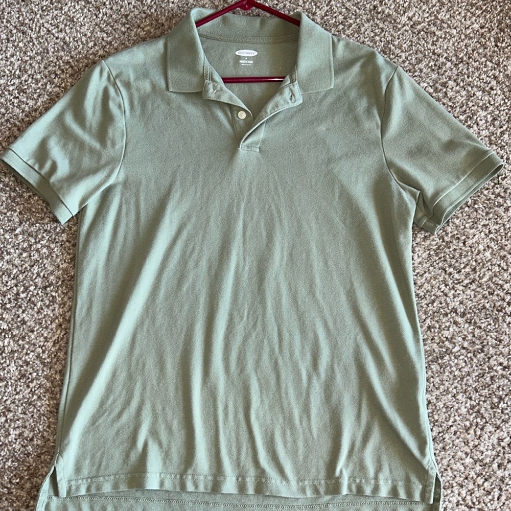 Men’s Green Polo Shirt - Old Navy